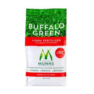 5kg Munns Buffalo Green Lawn Fertiliser