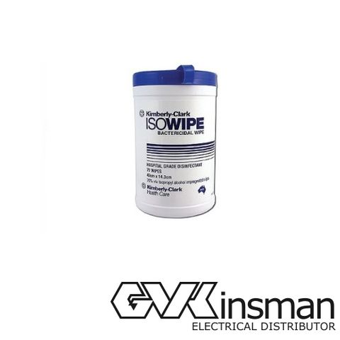 ISO-WIPES ISOPROPYL CANISTER 75 WIPES