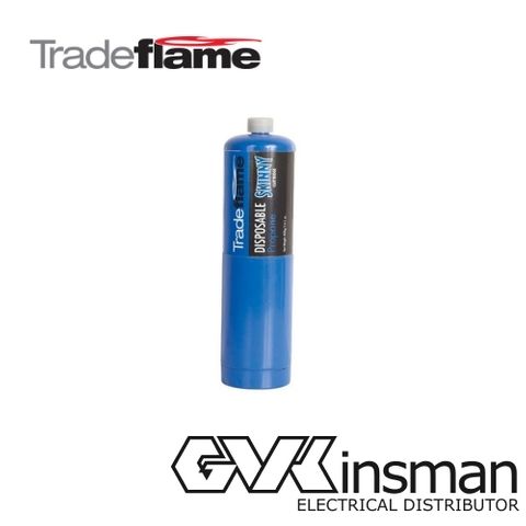 DISPOSABLE PROPANE CARTRIDGE BLUE 400G BOM FITTING 2323