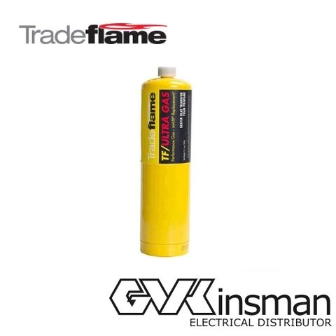 DISPOSABLE TF/ULTRA GAS CARTRIDGE YELLOW 400G BOM FITTING