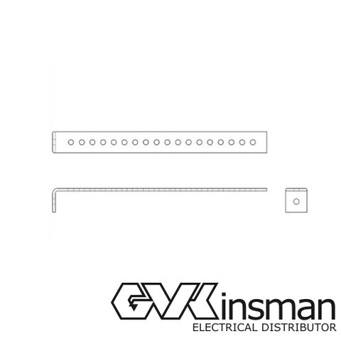 EARTH BAR, VHA TYPE 4, SUIT 600MM LADDER, SINGLE HOLE, BENT