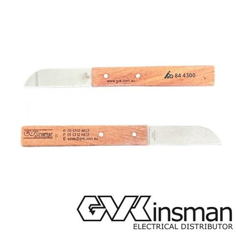 WOODEN HANDLE (EDGE WEDGE) CABLE JOINTER KNIFE