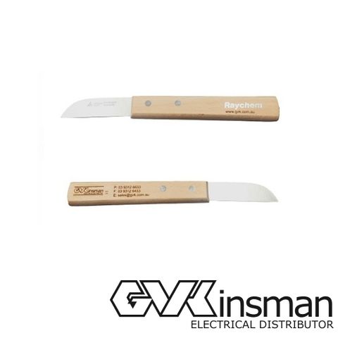 WOODEN HANDLE (EDGE WEDGE) CABLE JOINTER KNIFE