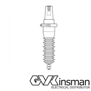 22KV C-PROFILE IN AIR BUSHING, C/W CLAMP PLATE, GASKET