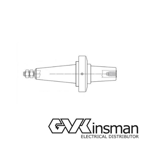 630A 33KV IN-OIL -TYPE C BUSHING W M16 THREAD 200KV BIL