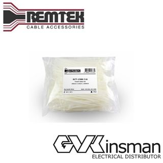 CABLE TIE 150MM L X 3.6MM W NATURAL BAG OF 1000