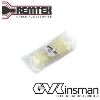 CABLE TIE 200MM L X 4.8W NATURAL BAG OF 100