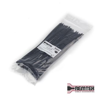 CABLE TIE 301MM L X 4.8MM W BLACK BAG OF 100