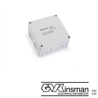 RAYCHEM POLY-CARBONATE JUNCTION BOX W/ DIN RAIL AND CONTACTS