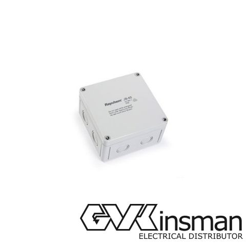 RAYCHEM POLY-CARBONATE JUNCTION BOX W/ DIN RAIL AND CONTACTS