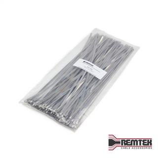 STAINLESS STEEL CABLE TIES 360 X 4.6MM WIDE (100PK)