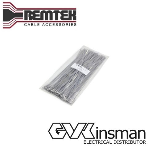 STAINLESS STEEL CABLE TIES 360 X 4.6MM WIDE (100PK)