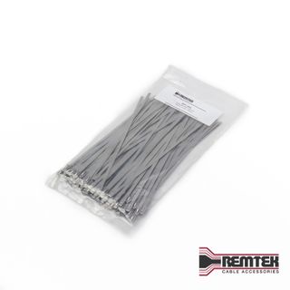 STAINLESS STEEL CABLE TIES 200 X 4.6MM WIDE (100PK)