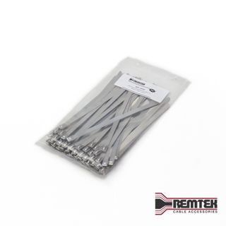 STAINLESS STEEL CABLE TIES HD 200 X 7.9MM WIDE (100PK)