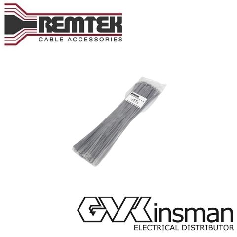 STAINLESS STEEL CABLE TIES HD 680 X 4.6MM WIDE (100PK)