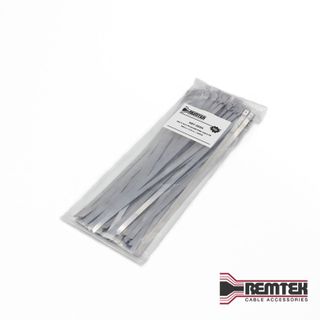 STAINLESS STEEL CABLE TIES HD 360 X 7.9MM WIDE (100PK)