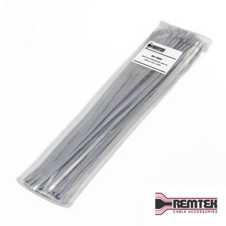 STAINLESS STEEL CABLE TIES HD 680 X 7.9MM WIDE (100PK)
