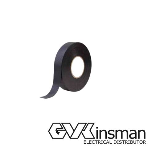 SELF AMALGAMATING RUBBER TAPE 30KV BLACK 19MM X 0.5MM X 10M