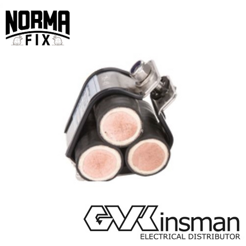 NORMAFIX 316 STAINLESS TREFOIL CABLE CLEATS