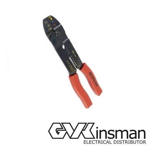 CRIMP TOOL PLIER TYPE FOR FLAG TYPE TERMINALS 0.75-2.1MM2