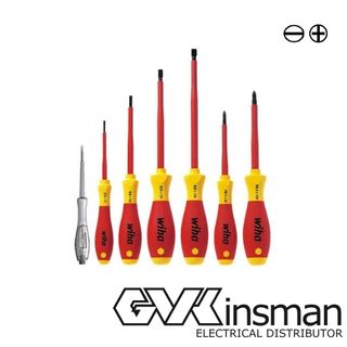 7 PCS SCREWDRIVER SET SLOTTED/PHILLIPS SOFT FINISH 1000V