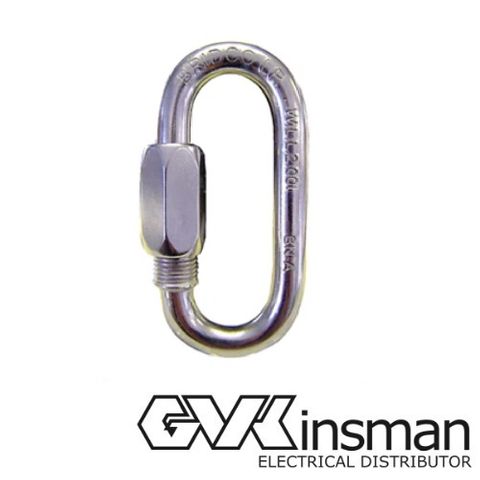 QUICK LINK, SS LOAD RATED 10MM, 1.5T BL