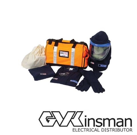 ARC FLASH KIT, CAT 4, 50CAL, VENT HOOD W FAN, DUAL LTS, XL