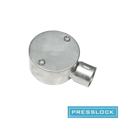 20MM 1 WAY METAL SHALLOW JUNCTION BOX