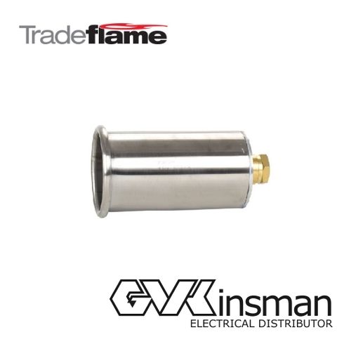 60MM WIND PROOF BURNER STAINLESS STEEL