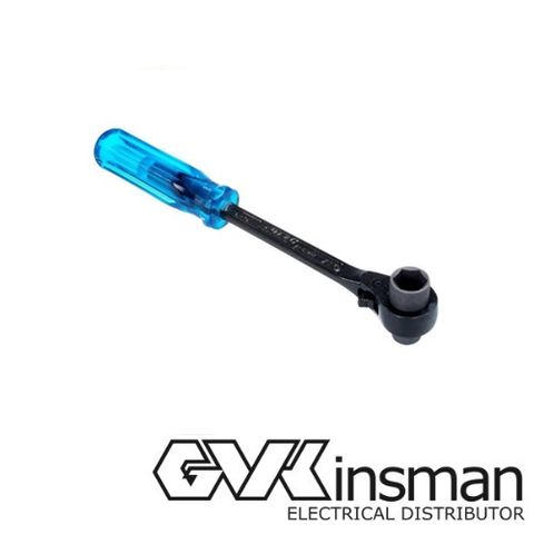 RATCHET PODGER WRENCH, 13/17MM, 250MM, LONG HANDLE, 6PT, IPC