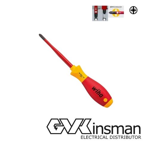 WIHA POZIDRIVE XENO PLUSMINUS SCREWDRIVER INDIVIDUAL SLIMFIX