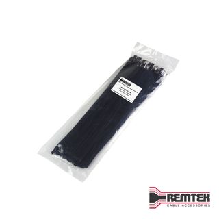 NYLON COATED S/S CABLE TIES 290MM LONG X 4.6MM WIDE (100PK)