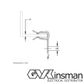 HAMMER-ON FLANGE CLIP, SIDE MOUNT, SPRING STEEL