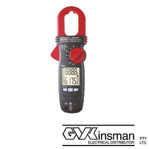 CLAMP METER 600A AC WITH VOLTS & AMPS DUAL DISPLAY