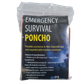 Premium Emergency Poncho -  Premium weight - Usually Disposable but can be reused 
one size fits most - Orange outside for visibility - Silver inside to help retain body warmth