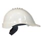 Hard Hat White Push lock cradle