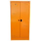 Civil Defence Large Empty Orange Cabinet  2054 (H) x 1000 (W) x 460 (D)cm