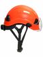 Visor to attach to safety helmet Clear comes with attaching parts Scratch- and fog-resistant