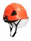 Visor to attach to safety helmet Grey/smoke/charcoal  comes with attaching parts Scratch- and fog-resistant