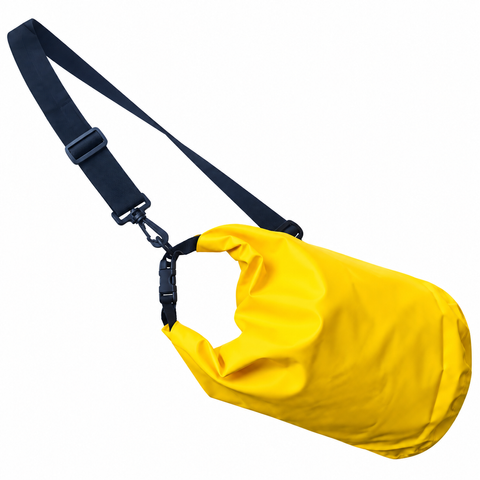Dry Bag Yellow Shoulder Sling Style - NO PRINT - PRINT READY