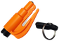 Res-Q-Key Escape Tool
Spring Loaded Window Breaking Punch and  Belt Cutting Device - Hi Viz Orange for easy location.