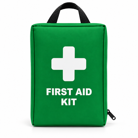 First Aid Kit Vehicle, Lone Worker Compact Clamshell Soft Pack, Belt Loop and Handle