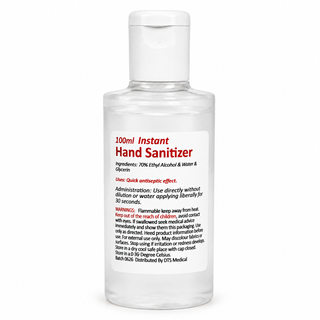 Hand Sanitiser 100ml squeezy bottle