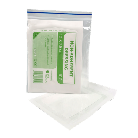 Non Adherent Dressing 7.5cm x 10cm pack of 5