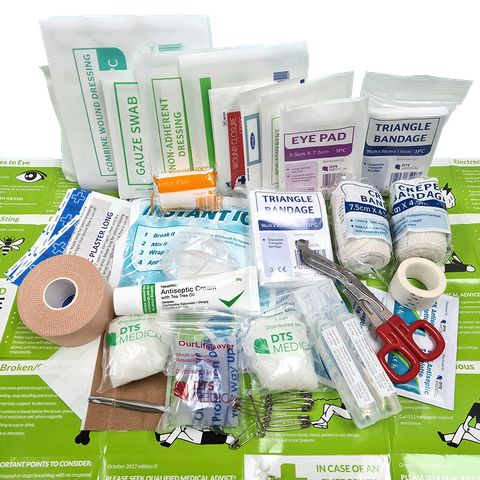 Medium Sports First Aid Kit Soft Pack Refill Economy