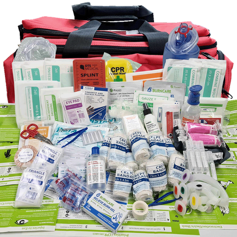 Medium Major Incident Kit with some Resus items like BMV Bag Mask Valve and Airways