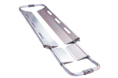 Scoop Stretcher Aluminium with 2 Body Straps