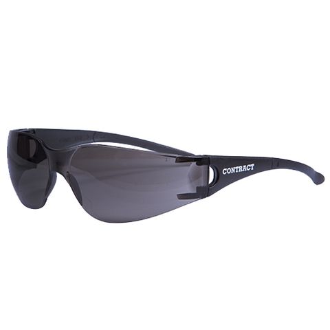 Safety Glasses AS/NZS 1337.1.2010 Anti scratch, fog, 99.9% UV protection
Charcoal Grey