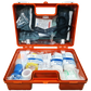 Serious Wound, Portable Trauma First Aid Kit, In Orange Wall Mountable, First Aid Box