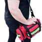 Personal Trauma First Aid Kit, Hand or Shoulder Sling carry or turn into Belt Pouch